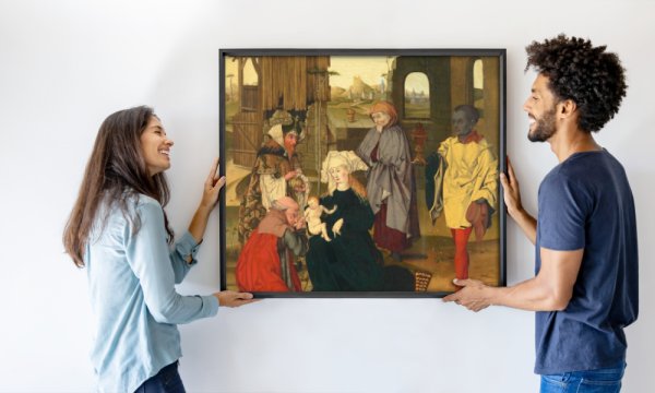Meister der Anbetung mit dem Bindenschild