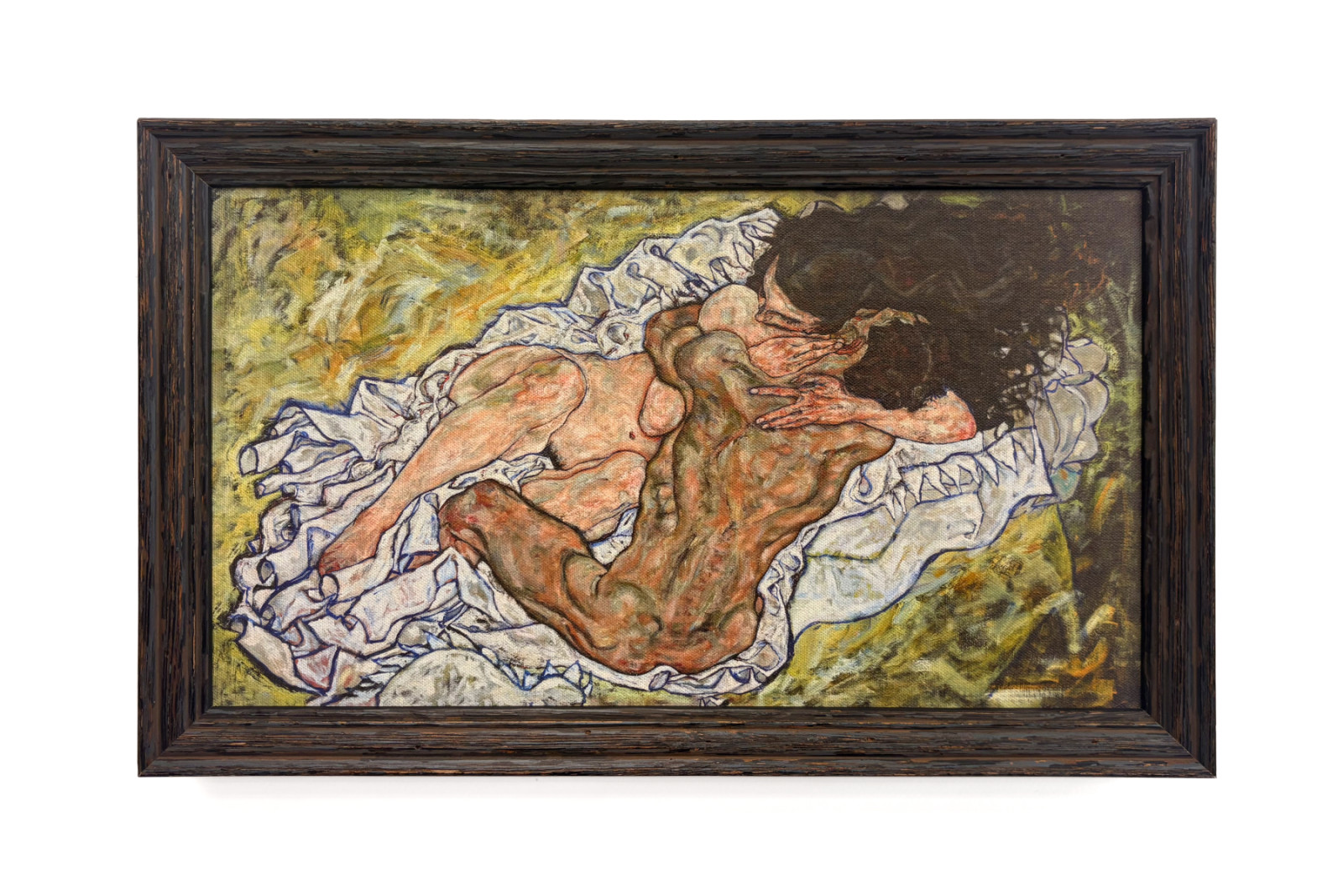 L'Étreinte, 1917 - Egon Schiele