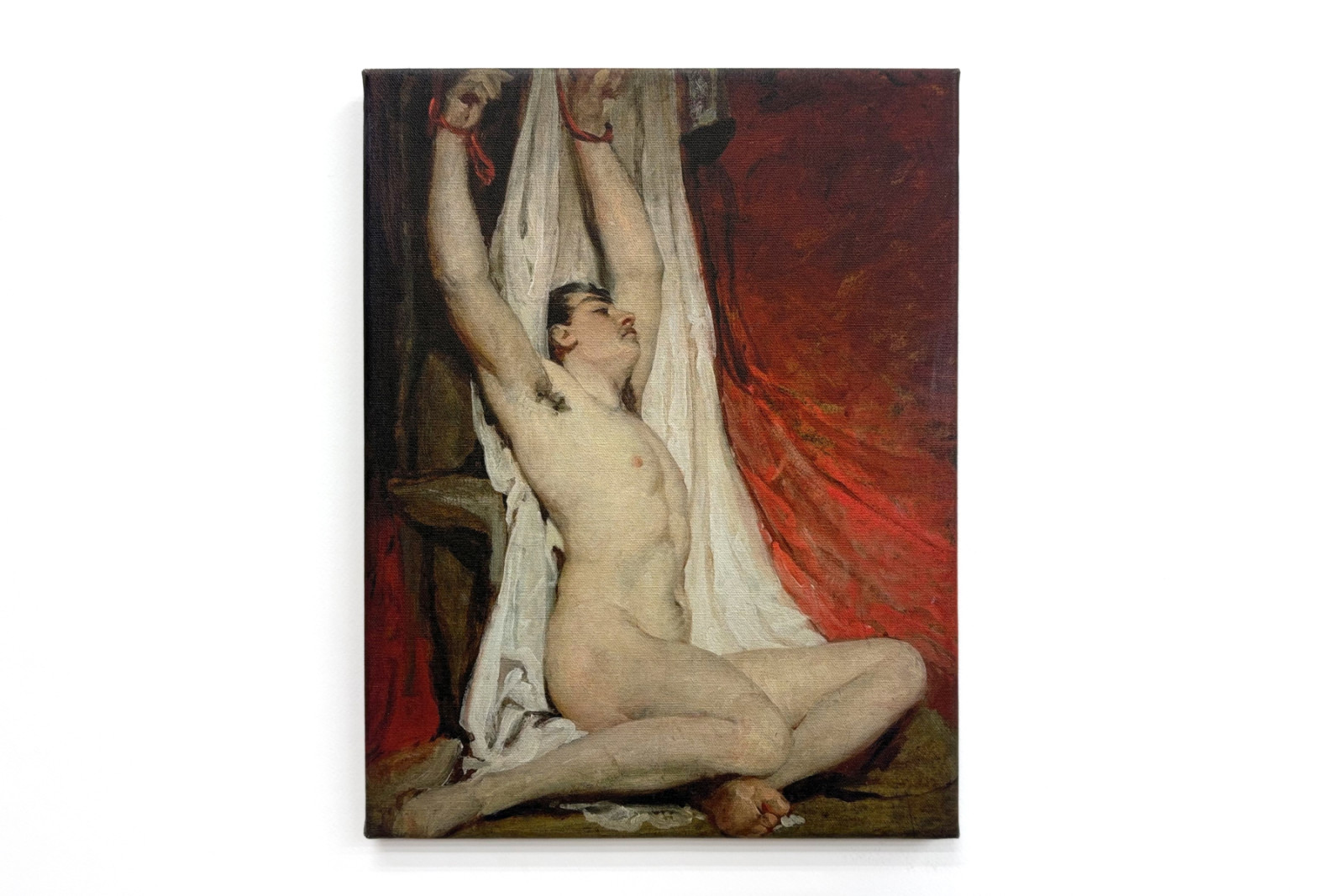 Nu masculin, les bras levés - William Etty