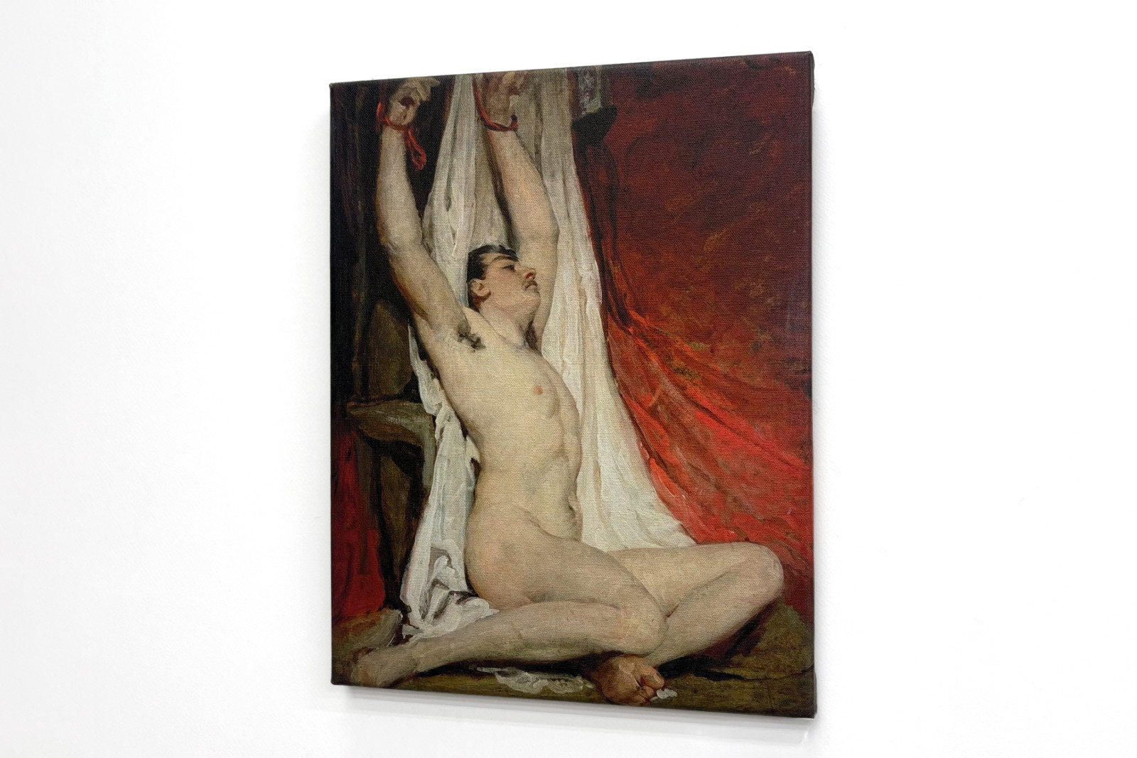 Nu masculin, les bras levés - William Etty