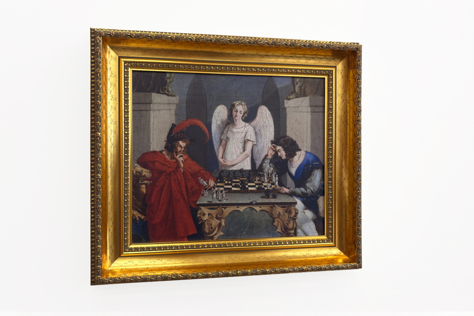 Faust et Méphistophélès jouant aux échecs - Unbekannt Unbekannt