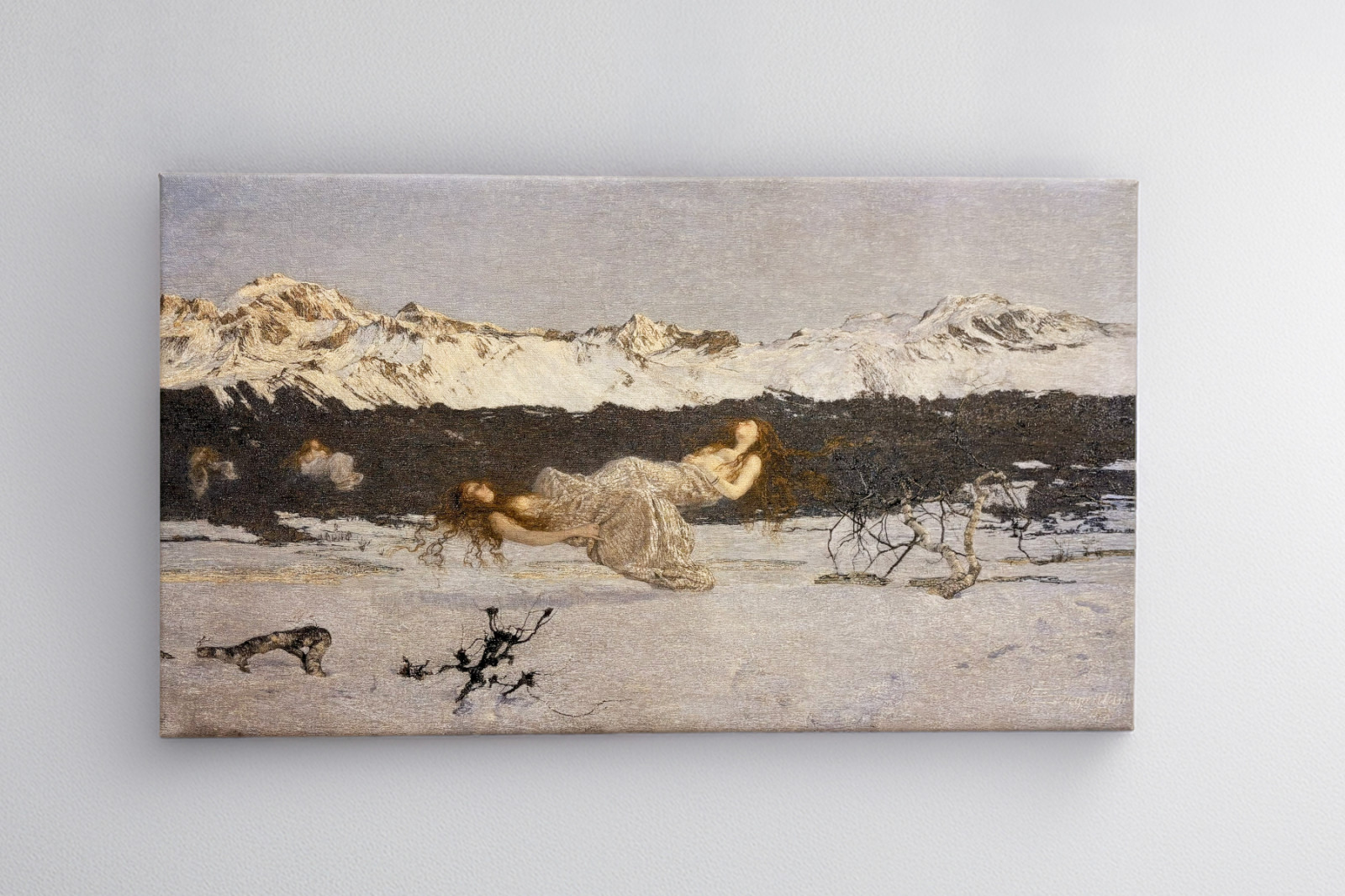 La Punition de la luxure - Giovanni Segantini