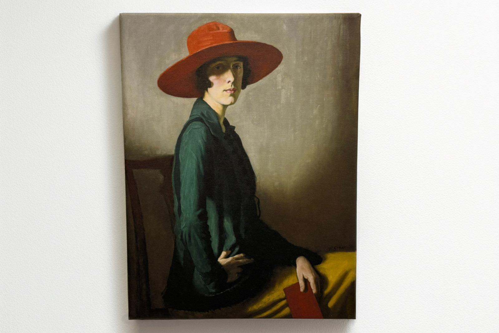 Dame au chapeau rouge - William Strang