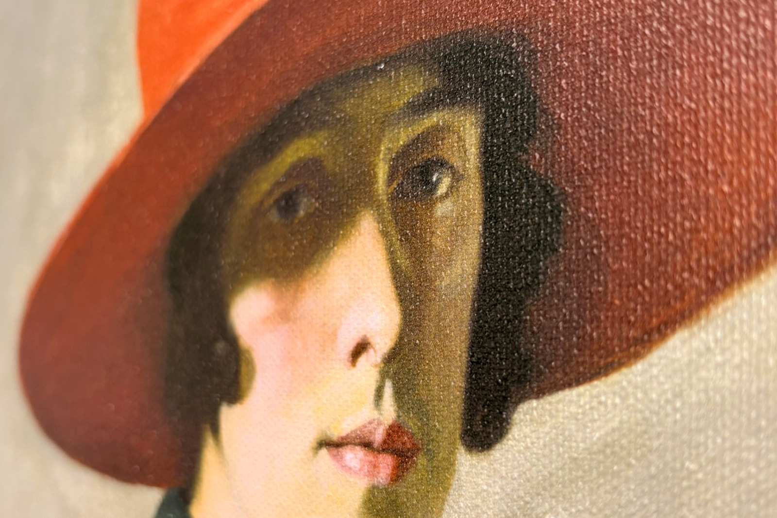 Dame au chapeau rouge - William Strang