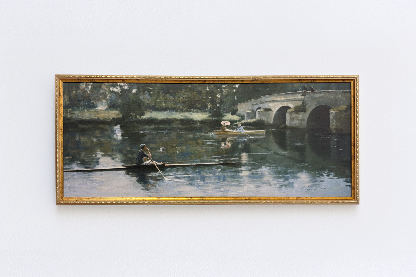 Le pont à Grez, 1883 - John Lavery