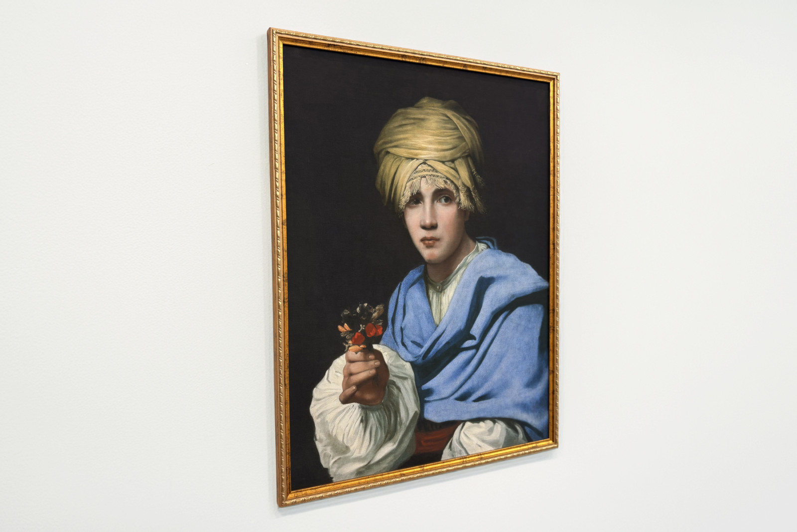 Garçon en turban tenant un bouquet - Michiel Sweerts