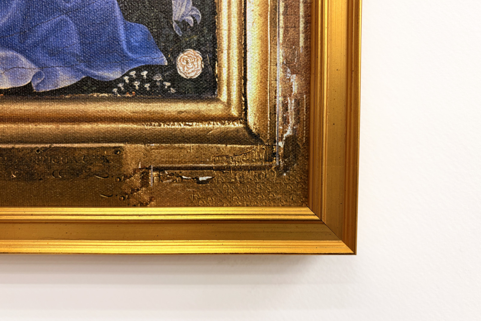 Richard II présenté à la Vierge et l'Enfant par son saint patron Jean-Baptiste et les saints Édouard et Edmond, vers 1395-99 - Master of the Wilton Diptych
