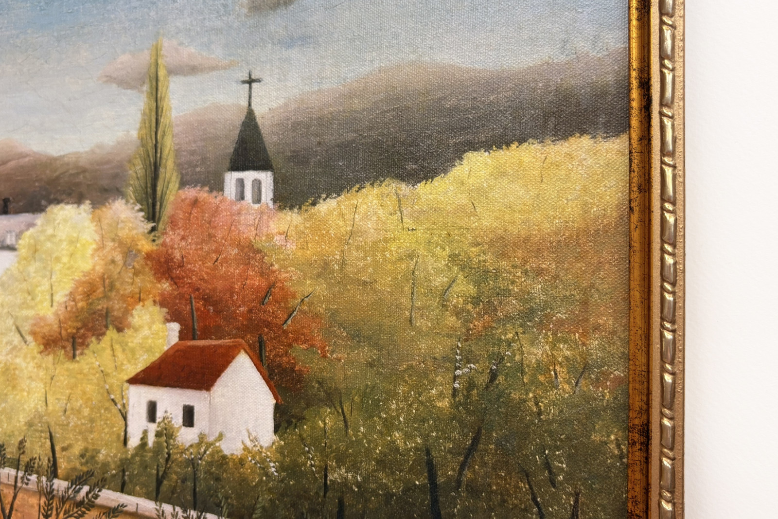 Paysage avec paysan - Henri Rousseau