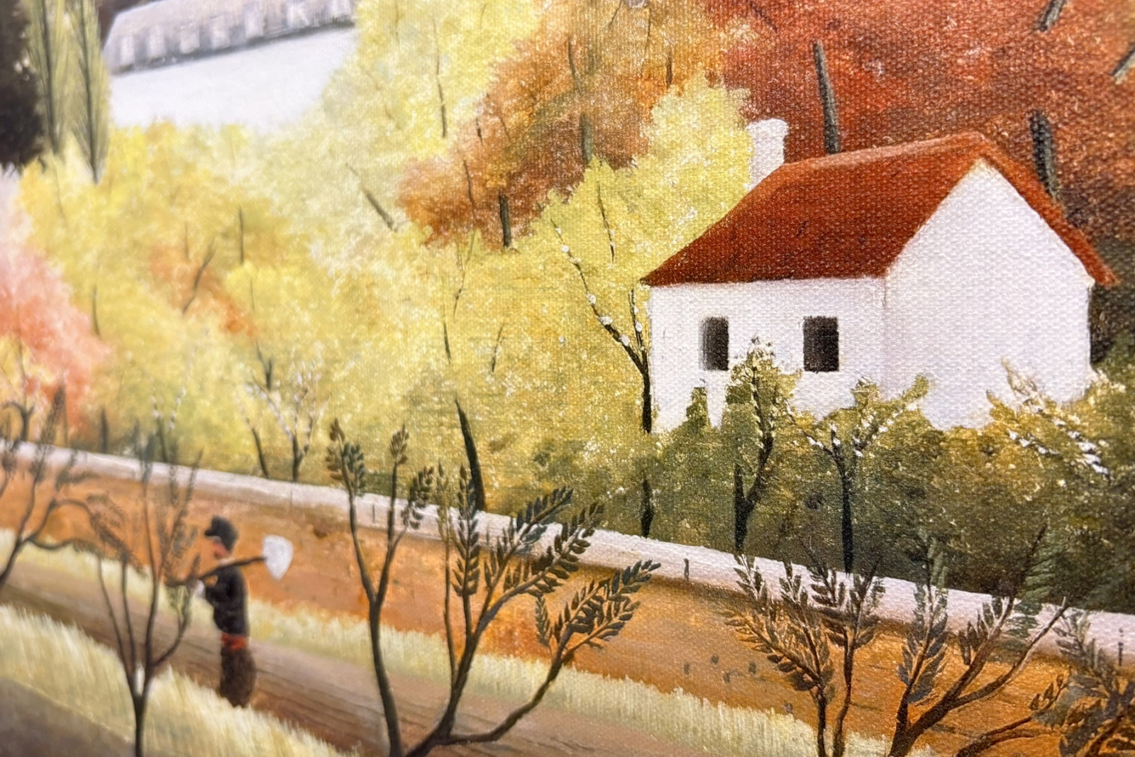 Paysage avec paysan - Henri Rousseau