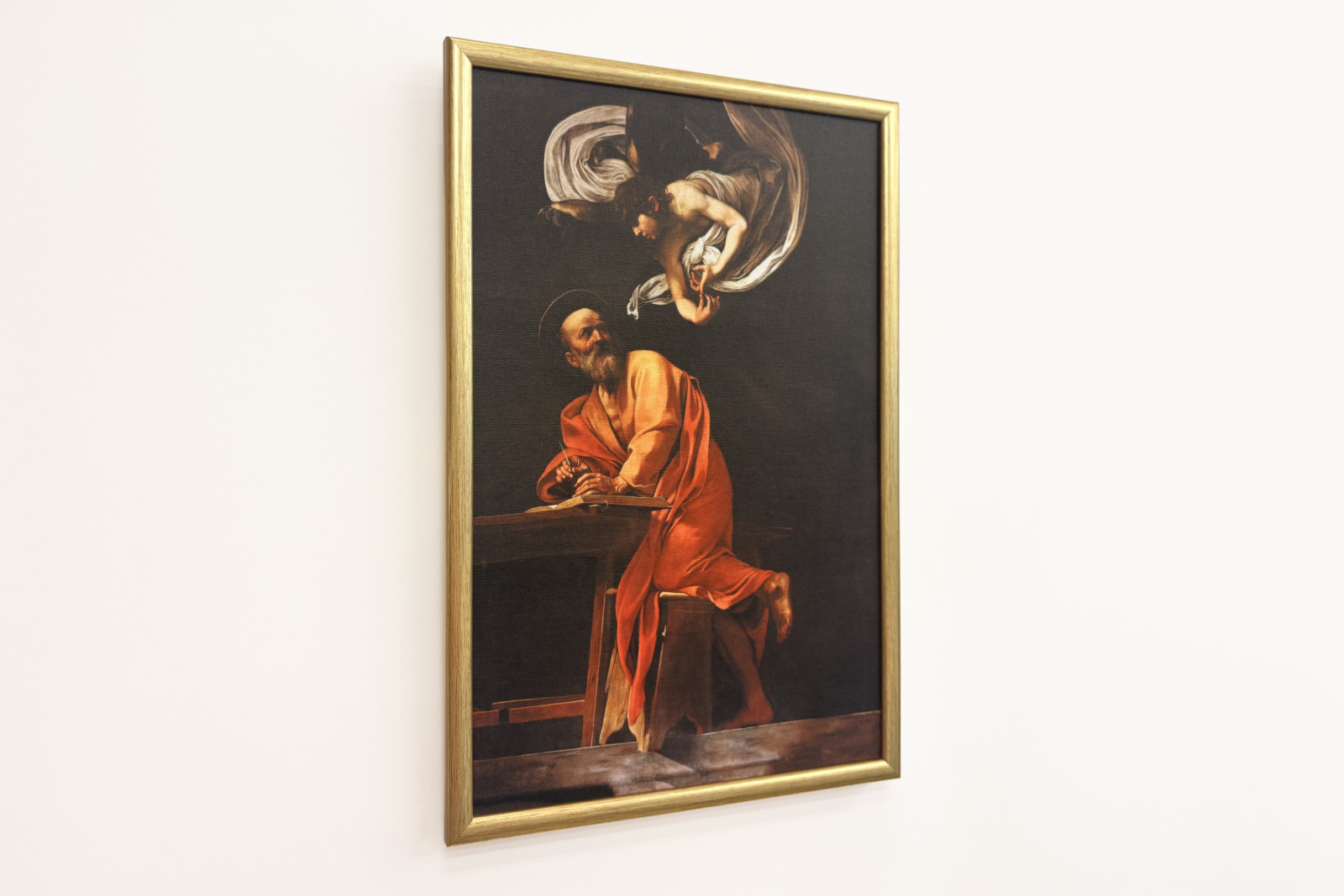 L'Inspiration de Saint Matthieu - Michelangelo Merisi Caravaggio