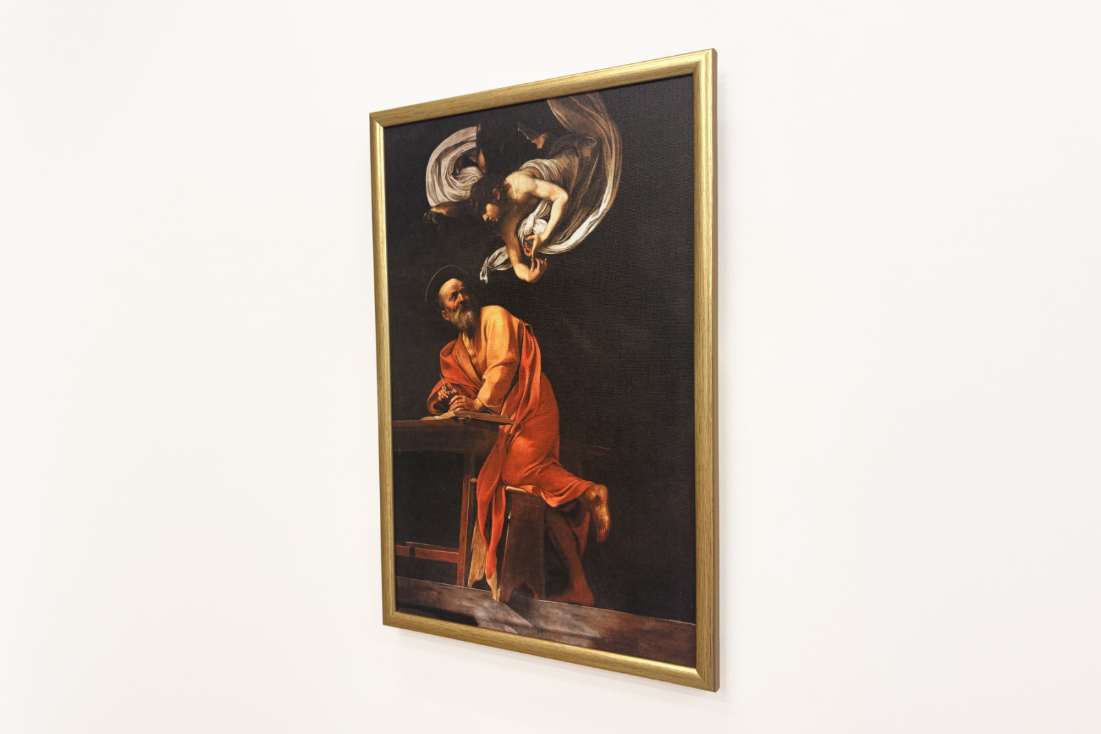 L'Inspiration de Saint Matthieu - Michelangelo Merisi Caravaggio