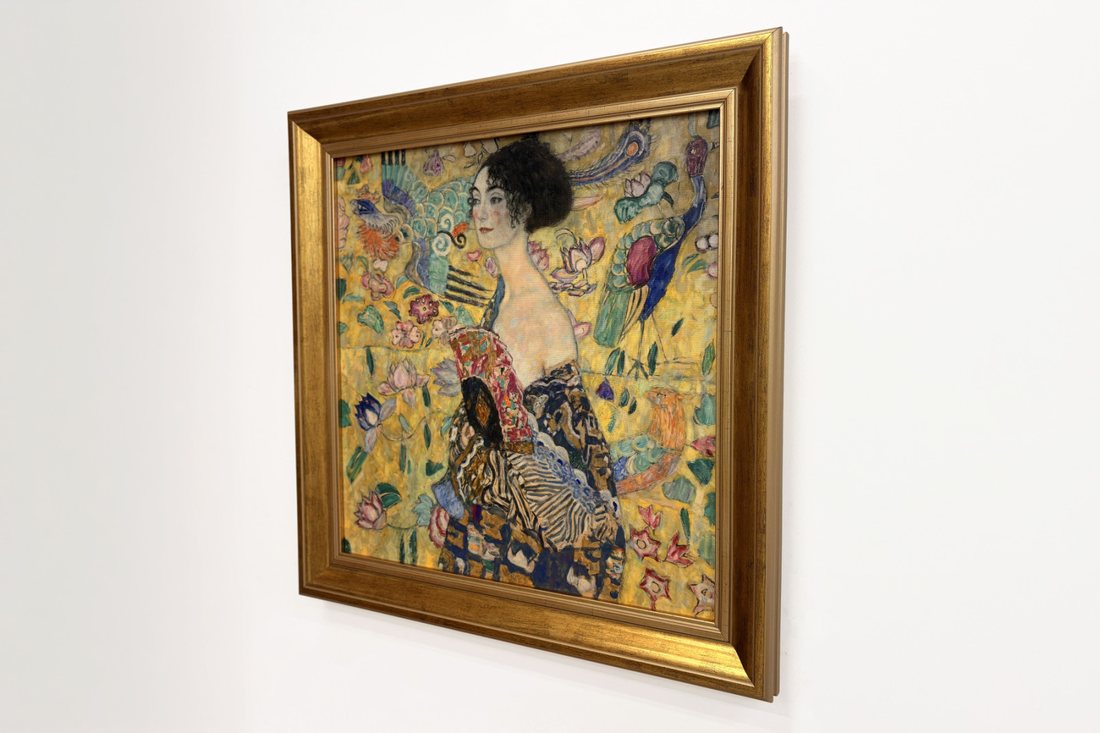 Dame avec éventail - Gustav Klimt