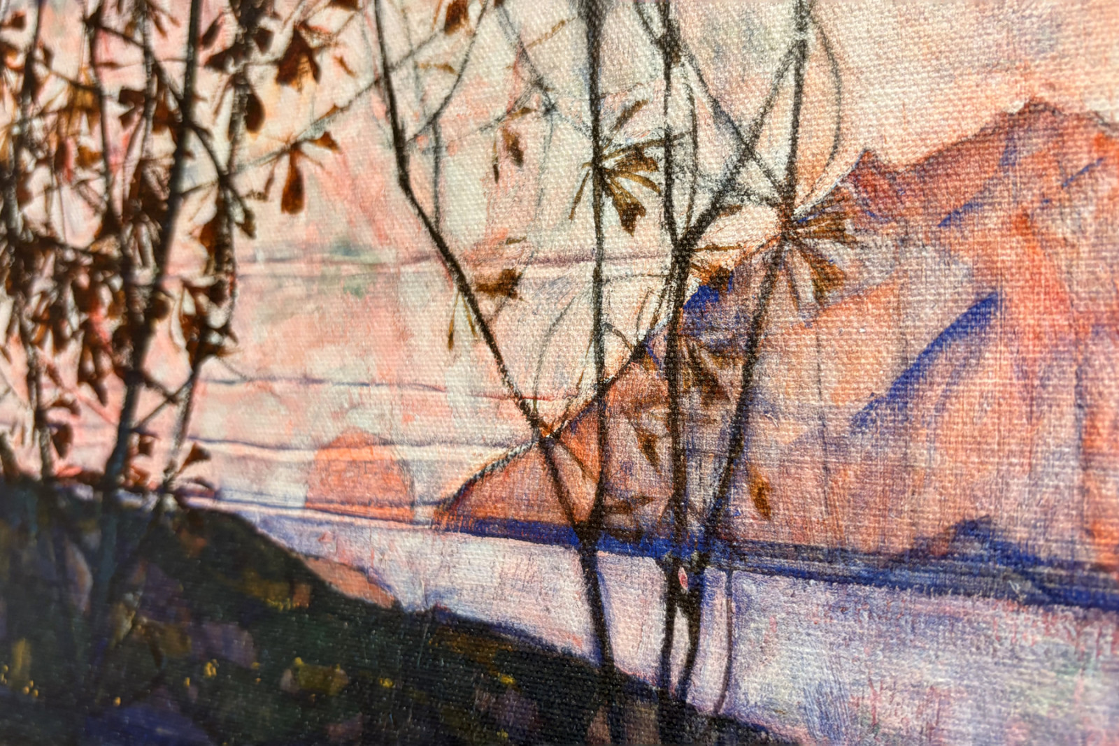 Coucher de soleil, 1913 - Egon Schiele