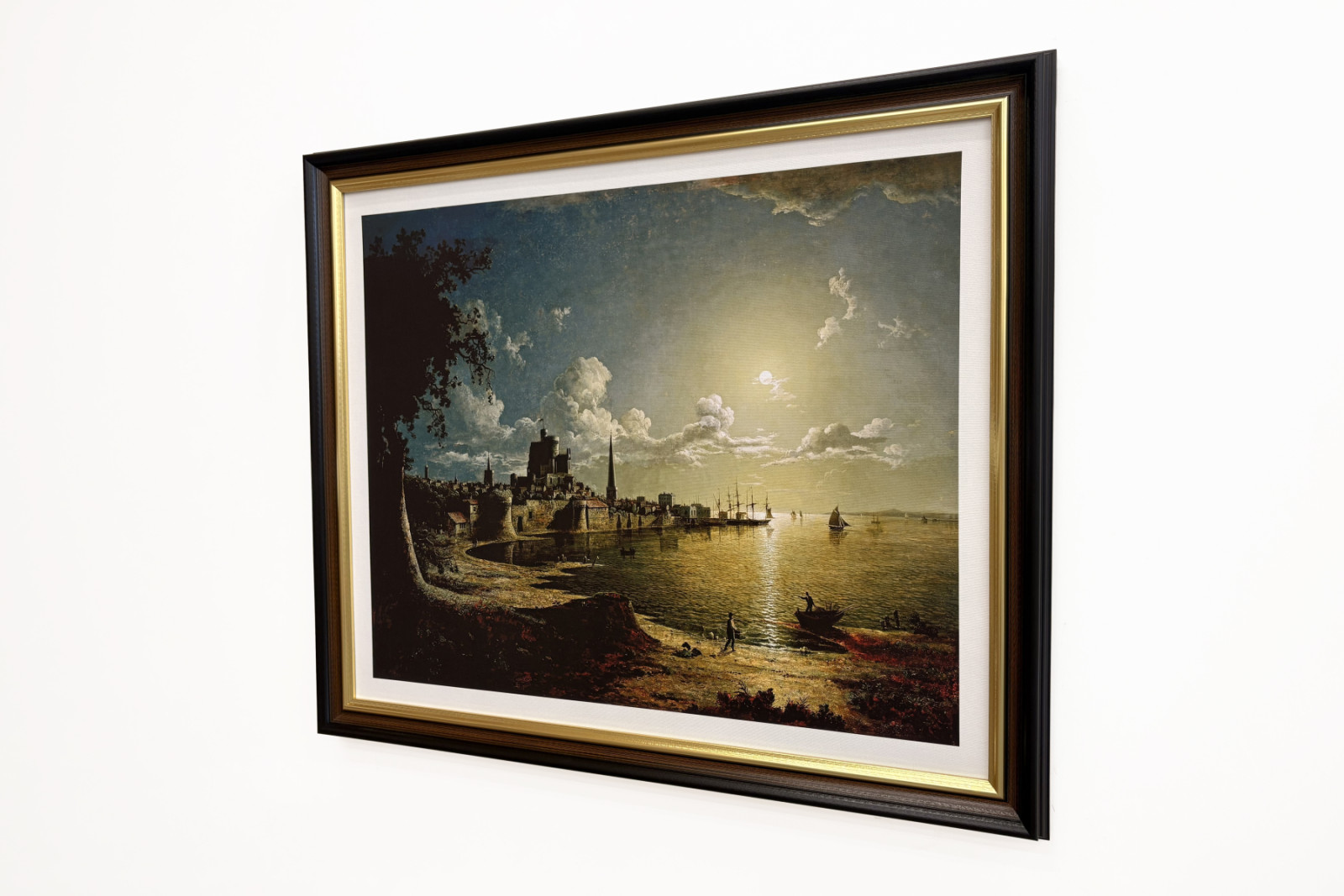 Scène au clair de lune, Southampton, 1820 - Sebastian Pether