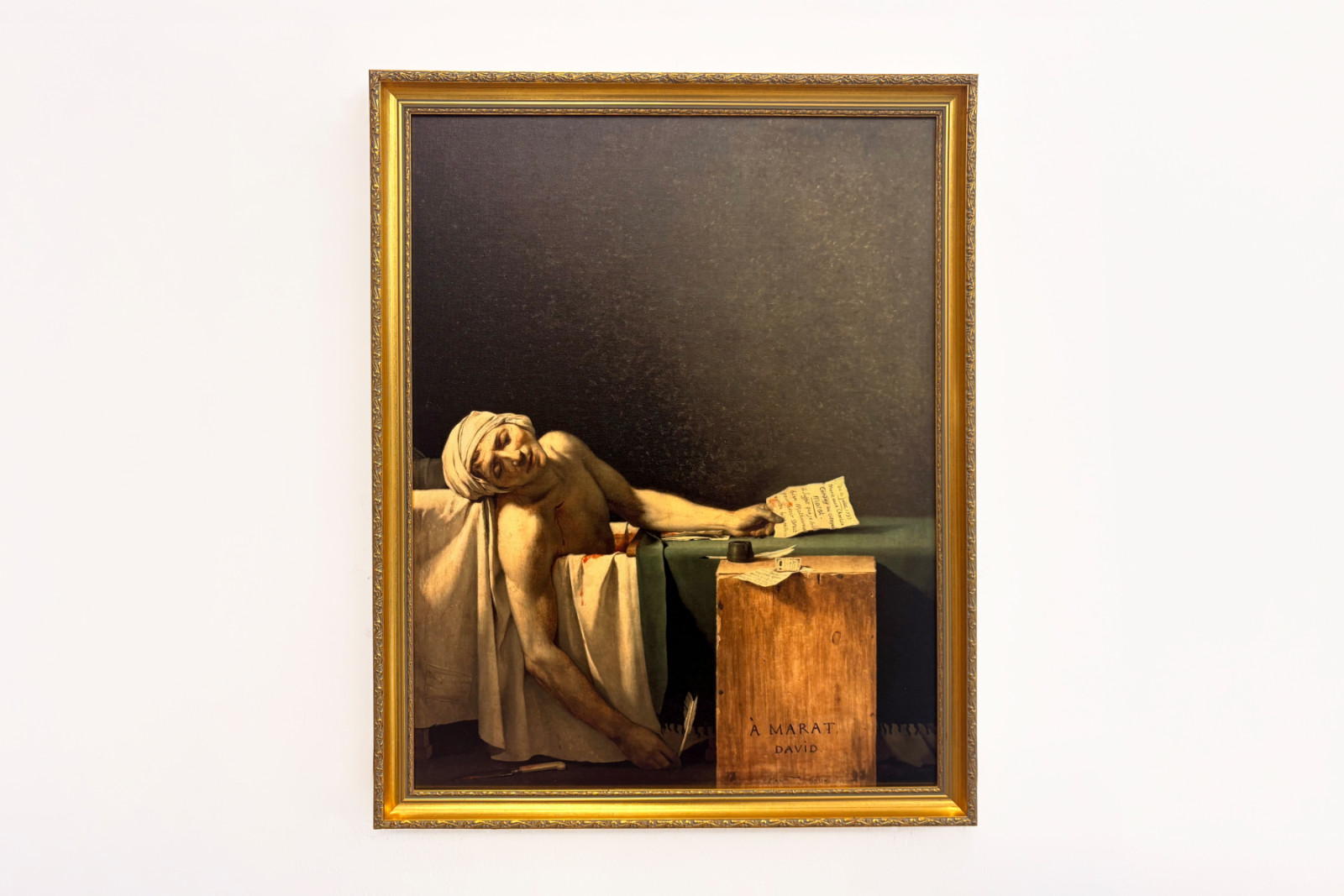 La Mort de Marat - Jacques Louis David