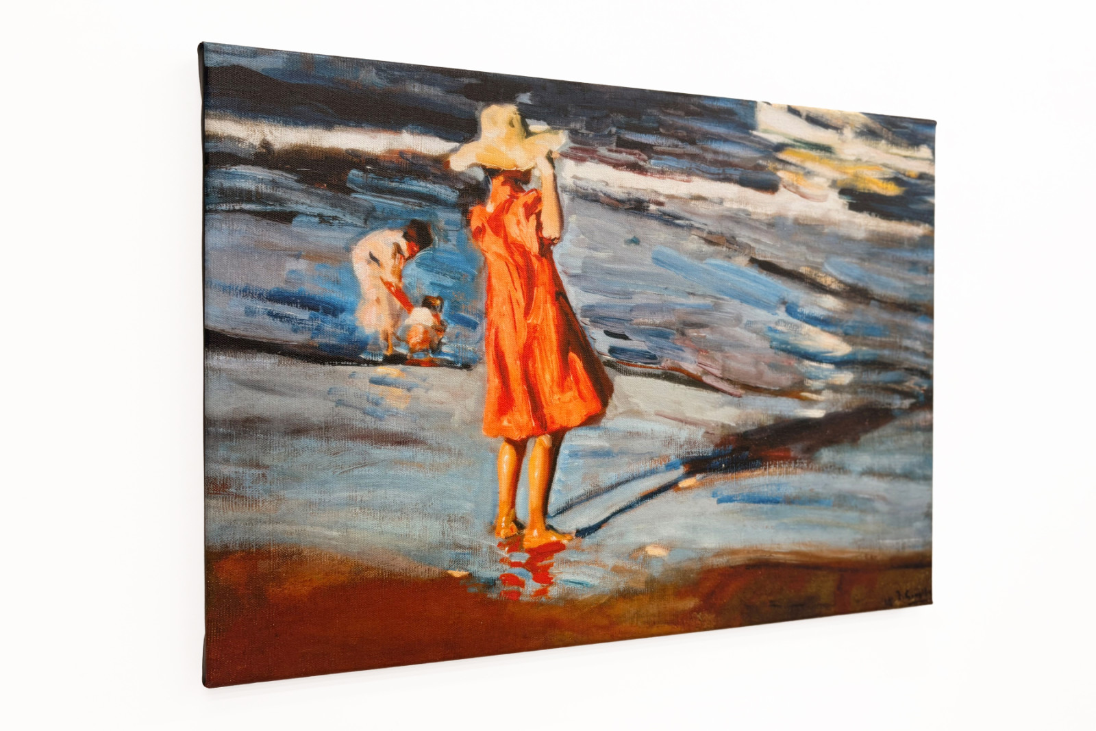 Enfants sur la plage, tableau de Joaquín Sorolla (1863-1923). 1900 - Joaquín Sorolla