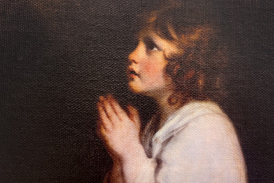 Le petit Samuel en prière, 1777, 0,89 x 0,7 m, musée Fabre, Montpellier