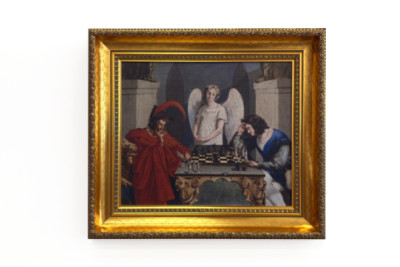 Faust et Méphistophélès jouant aux échecs