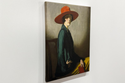 Dame au chapeau rouge - William Strang