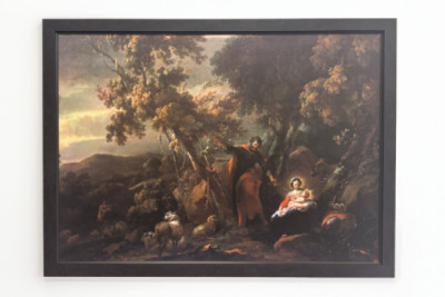 Repos pendant la fuite en Égypte, XVIIe siècle - Nicolaes Pietersz. Berchem