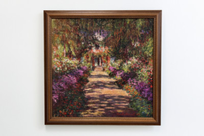 Un chemin dans le jardin de Monet, Giverny, 1902