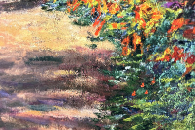 Un chemin dans le jardin de Monet, Giverny, 1902