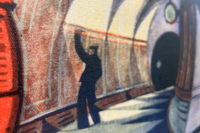 Le train souterrain, vers 1932