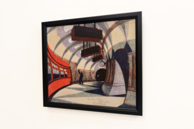 Le train souterrain, vers 1932