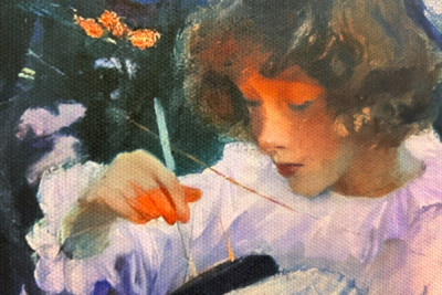 Œillet, lys, lys, rose
