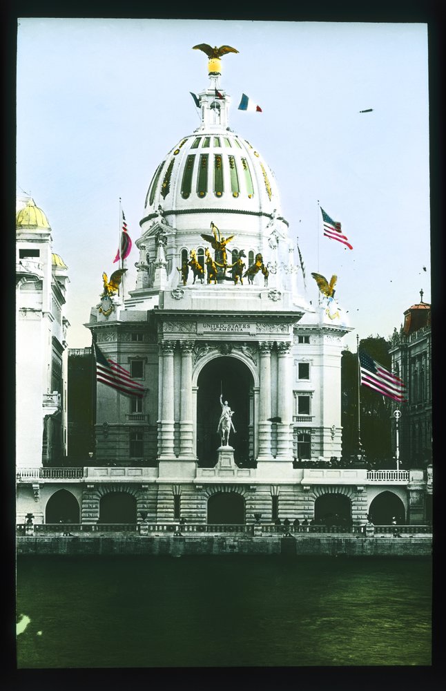 Exposition de Paris : Pavillon des États-Unis, Paris, France, 1900 - French Photographer