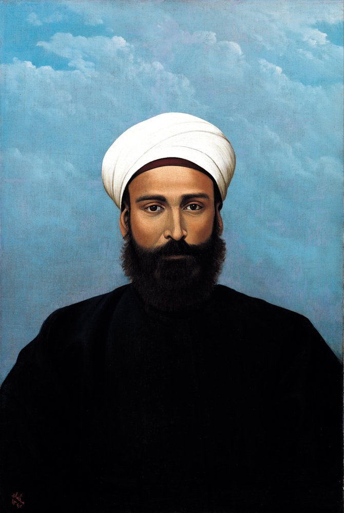 Portrait de Mohamed Darouich al Allousi - Abdul Qadir al-Rassam
