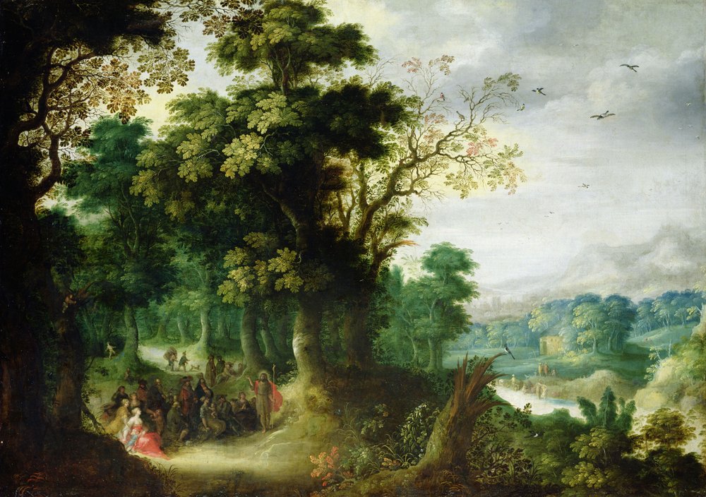 Le Sermon de Saint Jean-Baptiste - Abraham Govaerts