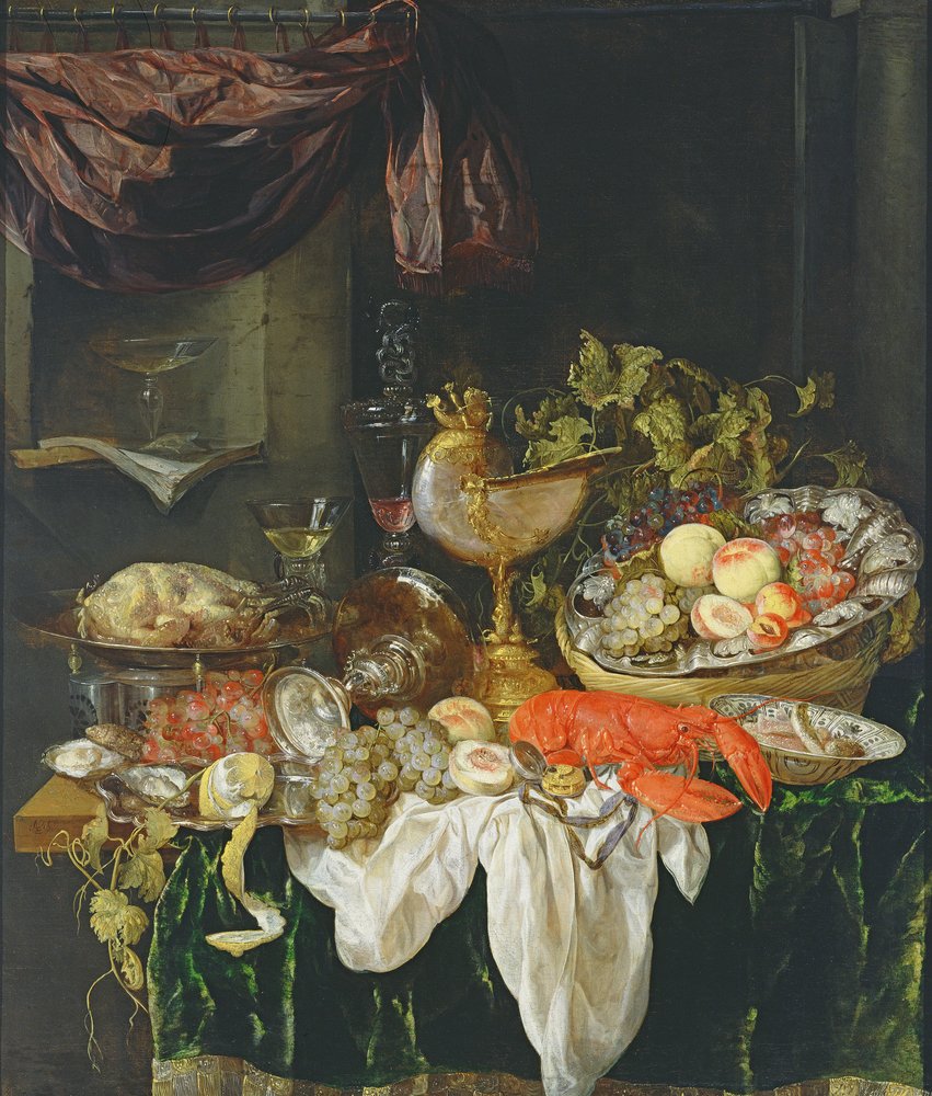 Nature morte avec fruits - Abraham Hendricksz van Beyeren
