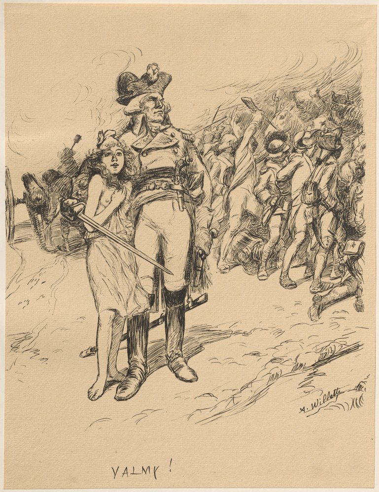Valmy, 1899 | Adolphe Leon Willette | Estampe d'art