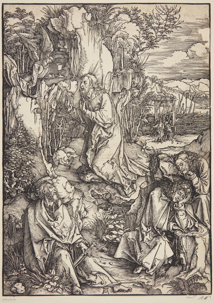 Le Christ au Mont des Oliviers - Albrecht Dürer