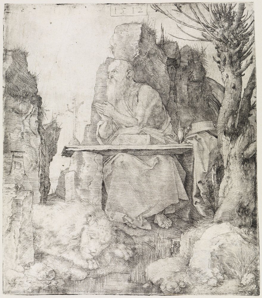 Saint Jérôme près du saule - Albrecht Dürer