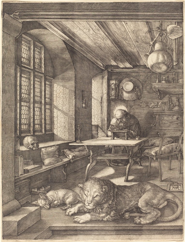 Saint Jérôme dans son étude - Albrecht Dürer