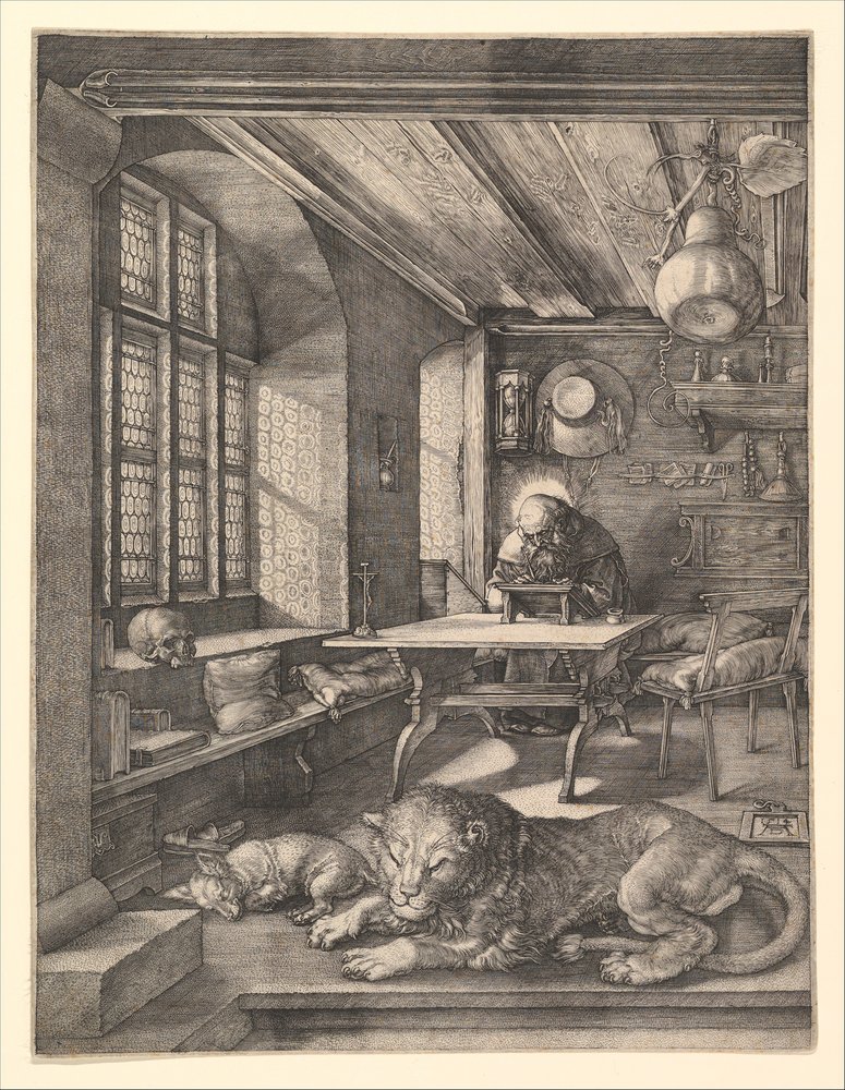 Saint Jérôme dans son étude - Albrecht Dürer