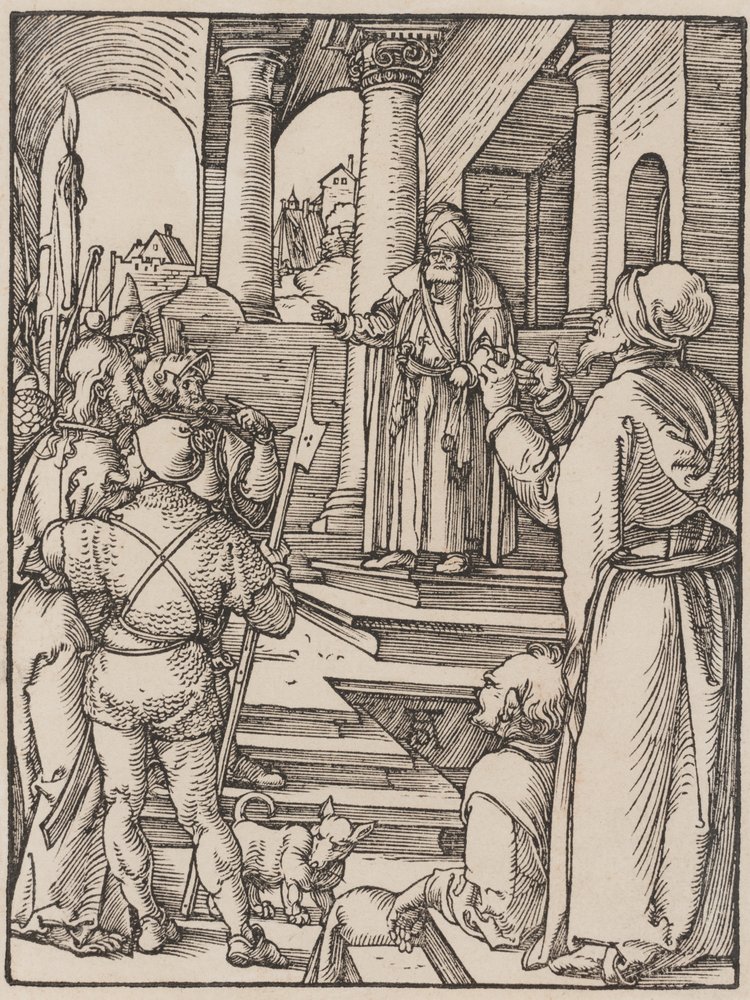 Christ devant Anne - Albrecht Dürer