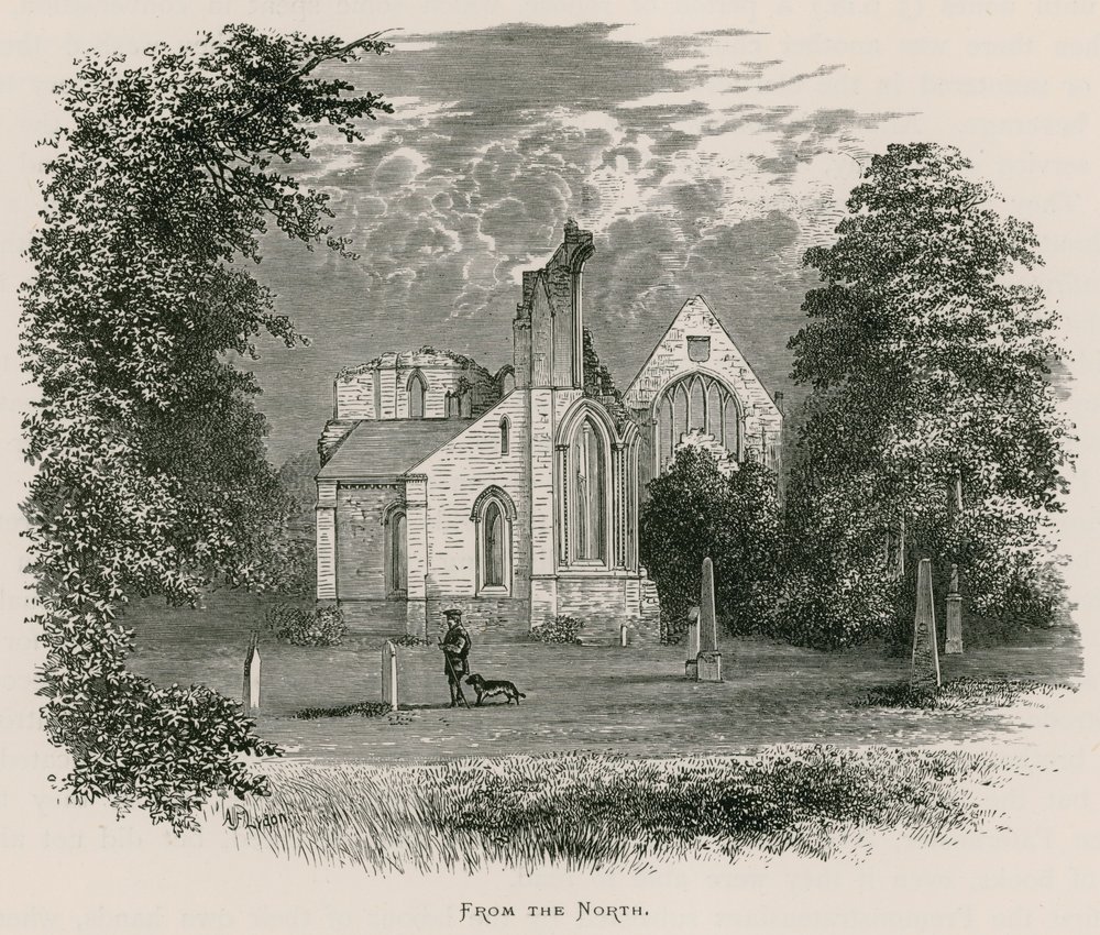 Abbaye de Dryburgh, vue du nord | Alexander Francis Lydon
