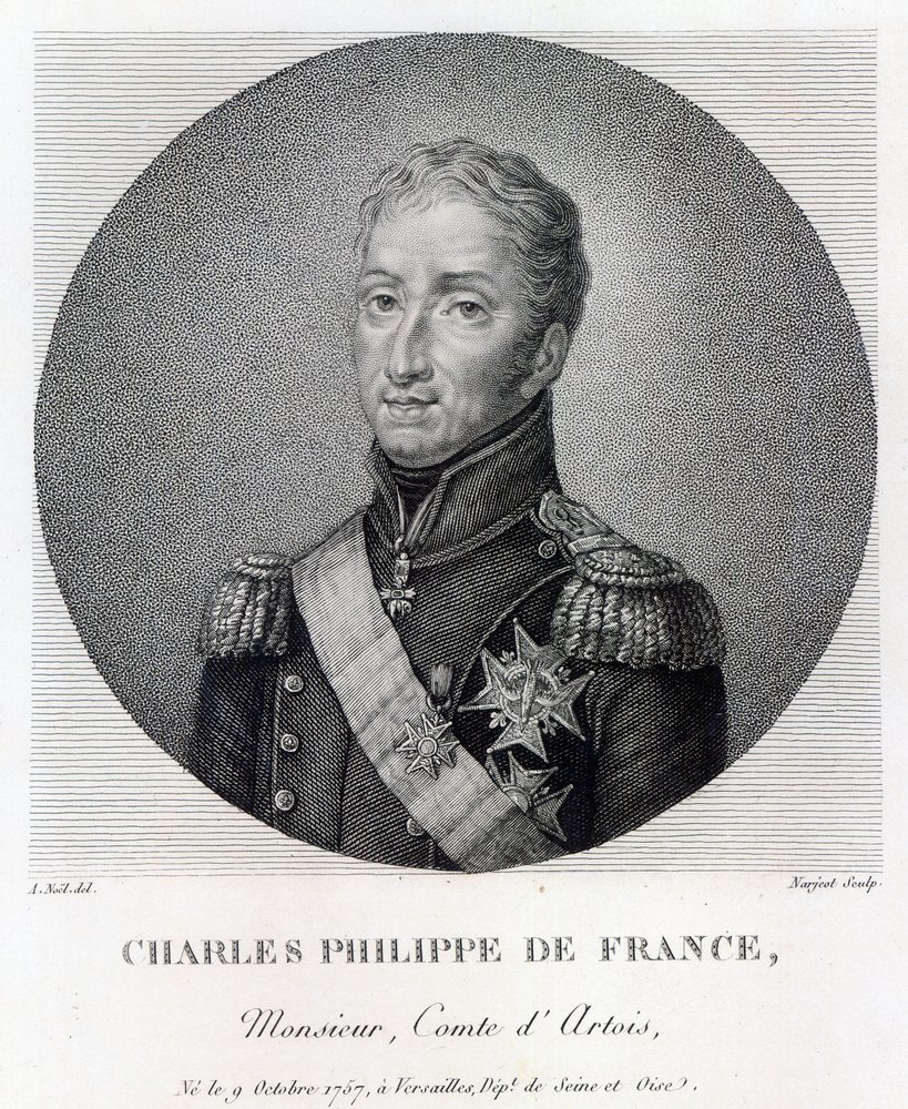 Portrait de Charles de France (1757-1836), Comte d'Artois, futur ...