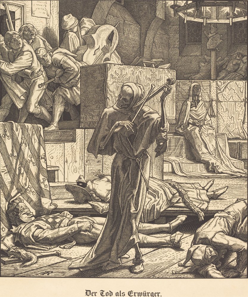 La mort comme étrangleur - Alfred Rethel