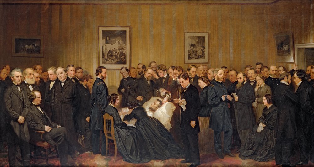 La Mort de Lincoln, 1868 - Alonzo Chappel