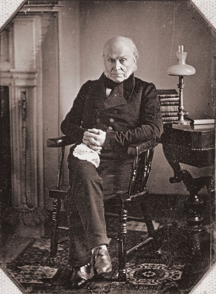 Portrait de John Quincy Adams, vers 1840 (daguerréotype) - American Photographer