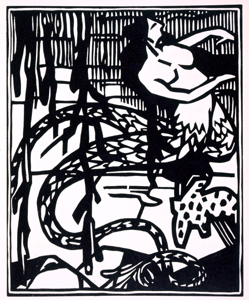 Illustration from 'Les horribles et espouvantables faictz et prouesses ...