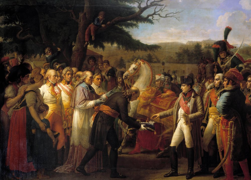 La remise des clés de Vienne à Napoléon Ier (1769-1821) - Anne-Louis Girodet de Roucy-Trioson
