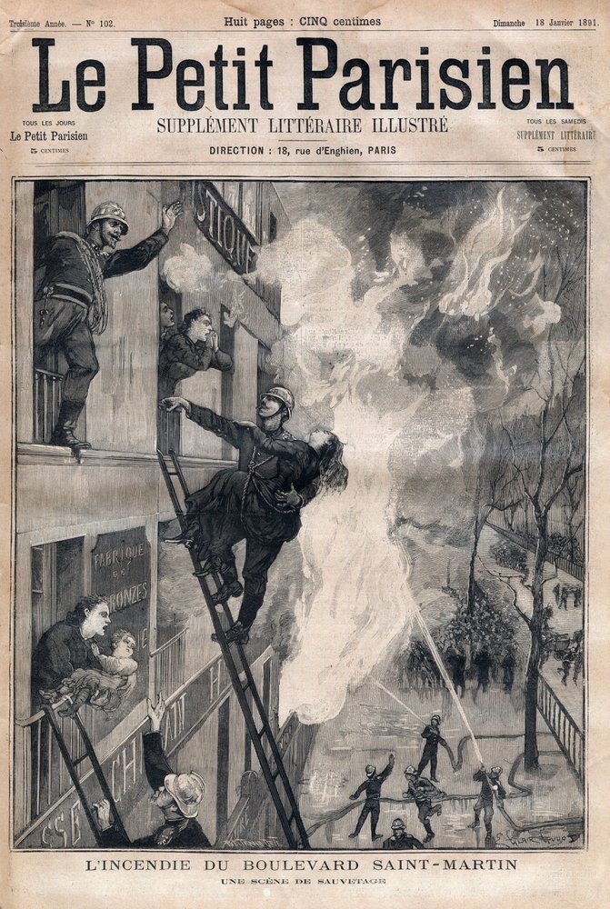 Pompier de Paris : scène de sauvetage lors de l