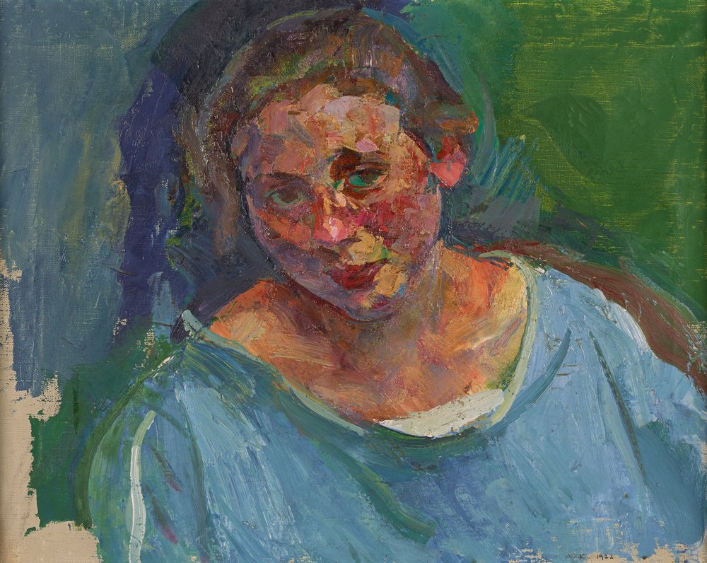 Portrait de Hilde Stühler-Herzmansky - Anton Kolig