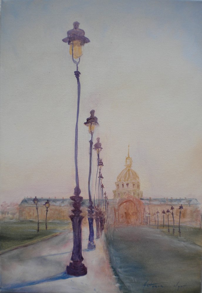 Lampadaire devant l