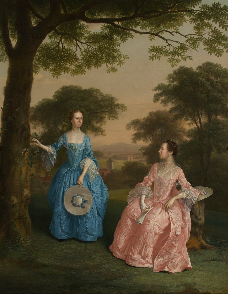 Alicia et Jane Clarke, vers 1758 | Arthur Devis